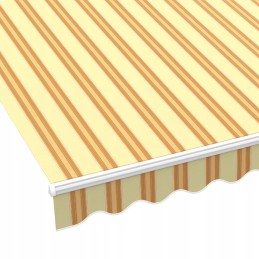 Balkono terasos markizės Basic2000 sulankstomas 250x150 smėlio ir oranžinės spalvos