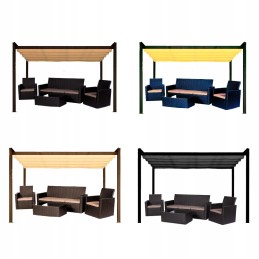 Rooma rulood, sissetõmmatav varikatus, 245 cm x 660 cm