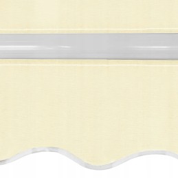 vidaXL Manual Retractable Awning 400 cm Cream 275572