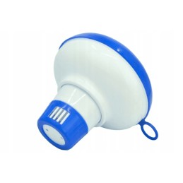 Avenli plūduriuojantis dozatorius baseino chlorui