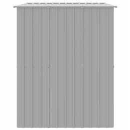 vidaXL koertemaja katusega helehall 214x153x181 cm teras