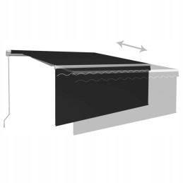 Āra nojume 350x250 antracīta/balta LED UV