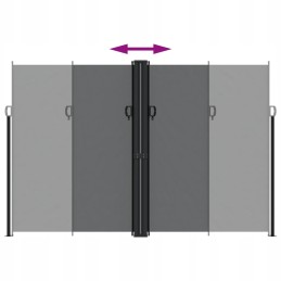 SIDE AWNING ROLLING COVER SCREEN FOR TERRACE BALCONY GARDEN 220x1000 cm