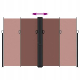 SIDE AWNING ROLLING COVER SCREEN FOR TERRACE BALCONY GARDEN 220x1000 cm