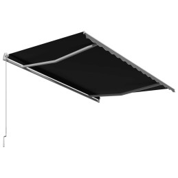 UV varikatusega markiis, 400x300cm, antratsiit + valge