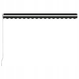 UV roof awning, 400x300cm, anthracite+white