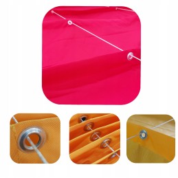 The subject of the auction is a modern ROMAN BLIND, sun-proof and waterproof, mounted on 5 cables by Steel plast sport.