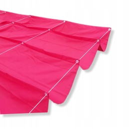 The subject of the auction is a modern ROMAN BLIND, sun-proof and waterproof, mounted on 5 cables by Steel plast sport.