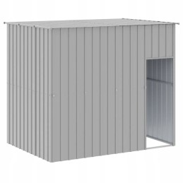 Tsingitud terasest koerakuut 214x153x181 helehall