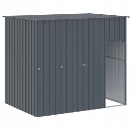 Šunų veislynas su stogu 214x153x181 antracitas