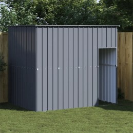 Šunų veislynas su stogu 214x153x181 antracitas