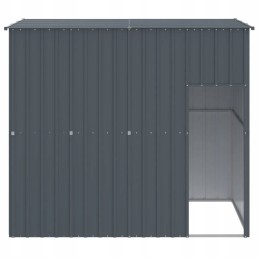 Suņu audzētava ar jumtu 214x153x181 antracīts