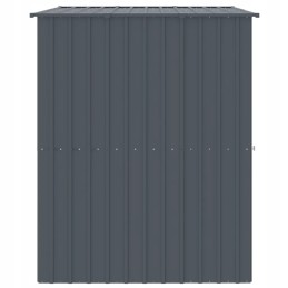 Roofed dog house, universal, steel, anthracite, 214x153x181 cm
