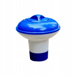 Float pool dispenser for chlorine tablets