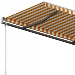 Alumiiniumist aiamarkiis 300x250 cm - kollane ja valge
