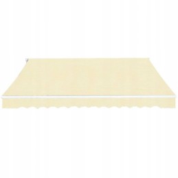 Manually retractable awning, 400 cm, cream