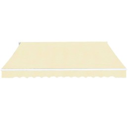 Manually retractable awning, 400 cm, cream