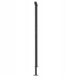 Manually retractable awning with posts, 3x2.5m, orange/brown