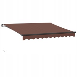RÕDU TERASSI markiis Terrass Sissetõmmatav LED, pruun, 300x250 cm