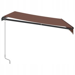 RÕDU TERASSI markiis Terrass Sissetõmmatav LED, pruun, 300x250 cm