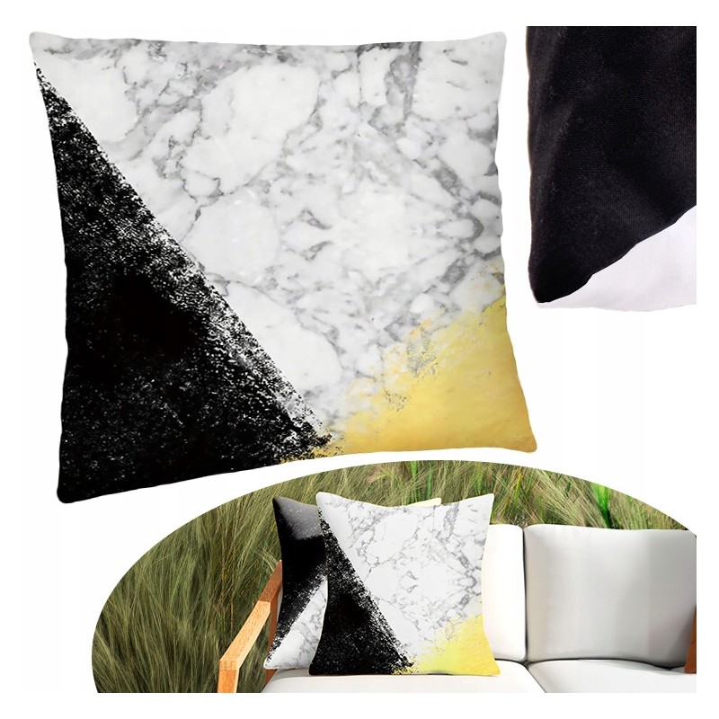 45x45 pillowcase for garden cushion for terrace or balcony, very soft with a pattern