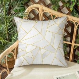 45x45 pillowcase for garden cushion for terrace or balcony, very soft with a pattern