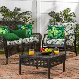 45x45 pillowcase for garden pillow for terrace for balcony monstera jungle