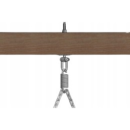 Šūpoles āķis, šūpolēm ar važu m10 x 200 mm