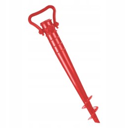 Umbrella stand, umbrella base, red, 3.5x38 cm, crivit, screwed in
