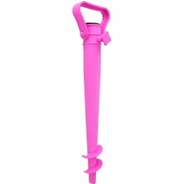 Base for attaching a beach umbrella to a tourist, plastic screw-in