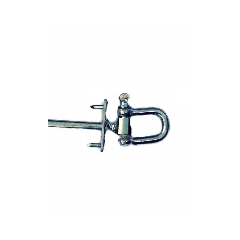 Swing attachment hook m10x200 with strap and pins