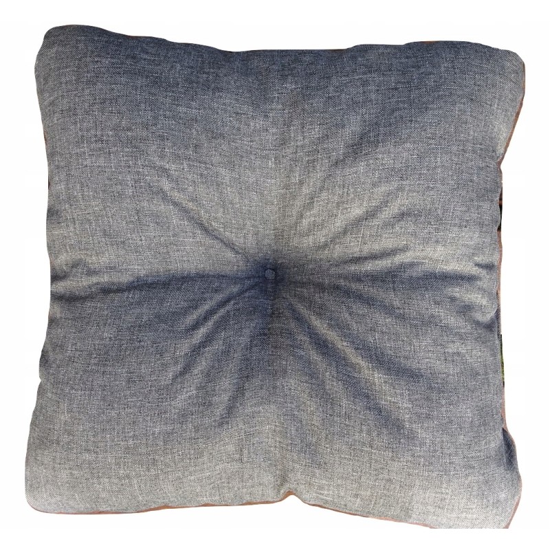Pallet cushion decor 40 x 40 silver 23 gray