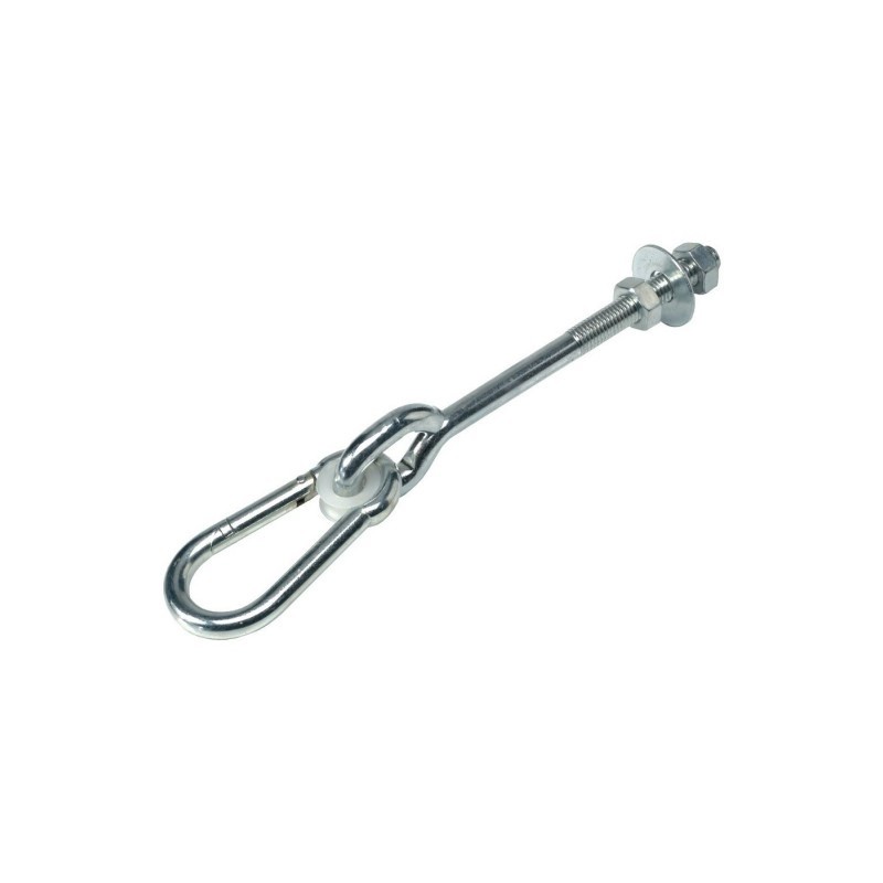 Swing hook holder with snap hook m10x190