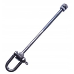 Hooks are used in the construction of swings to suspend a chain or rope.