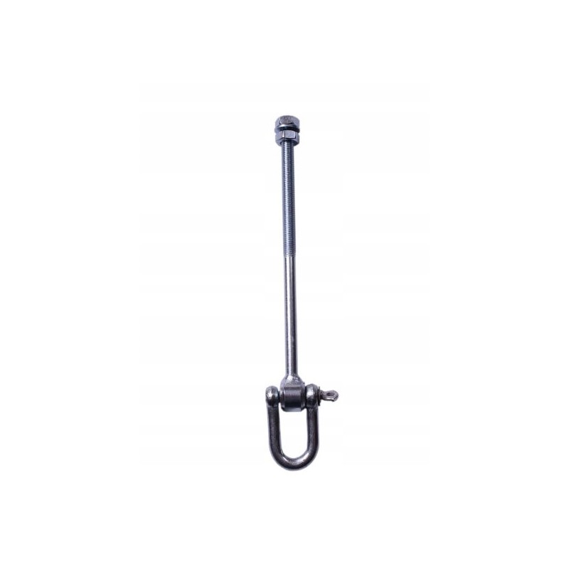 Hooks are used in the construction of swings to suspend a chain or rope.