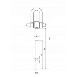 Hooks are used in the construction of swings to suspend a chain or rope.