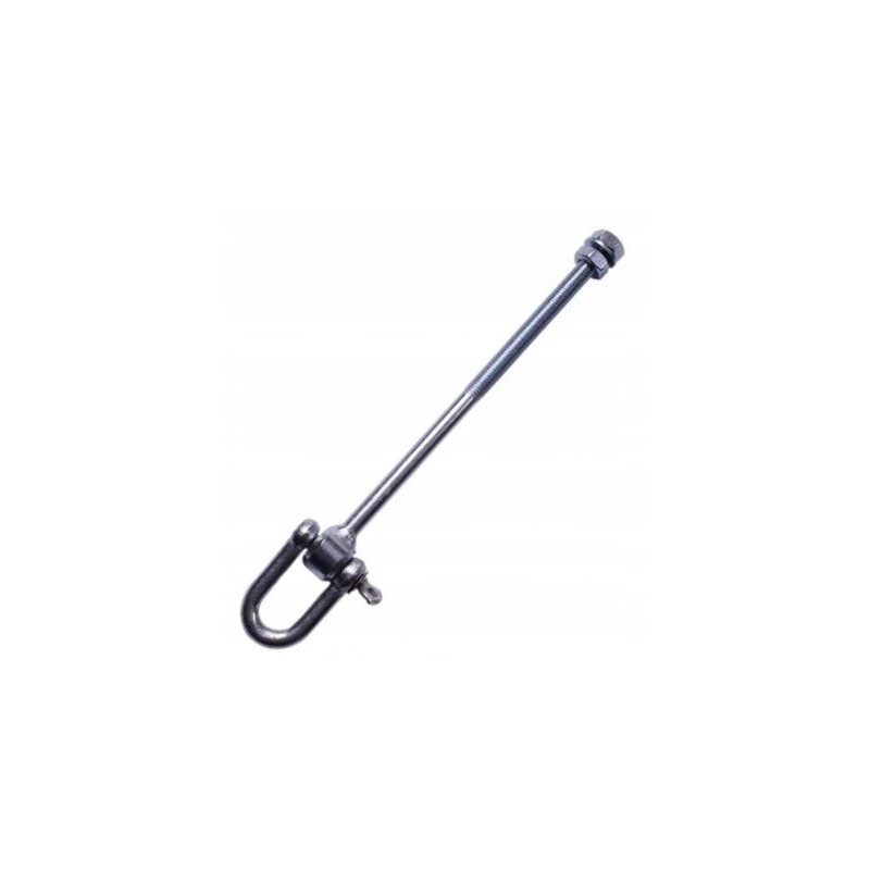 Hooks are used in the construction of swings to suspend a chain or rope.