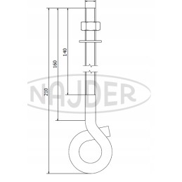 Hooks are used in the construction of swings to suspend a chain or rope.