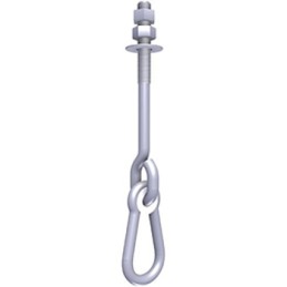 Swing hook, m10x190, snap hook, catch