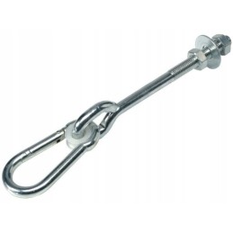 Swing hook holder with snap hook m10x190