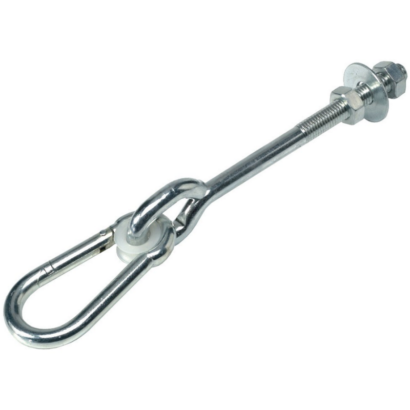 Swing hook with carabiner