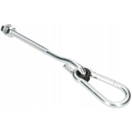 Swing, hammock hook with carabiner m10x300mm