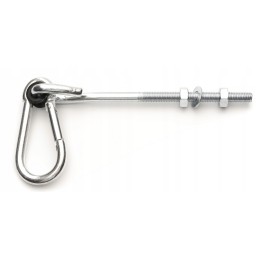 Swing, hammock hook with carabiner m10x190mm