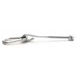 Swing, hammock hook with carabiner m10x190mm