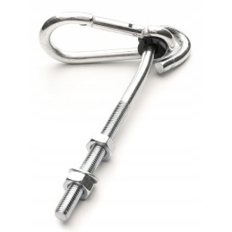 Swing, hammock hook with carabiner m10x190mm