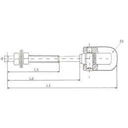 Swing attachment with shackle