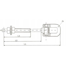 Swing attachment with shackle