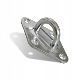 Steel eyelet holder for sun sails stainless steel