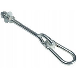 Swing hook holder with snap hook m10x190