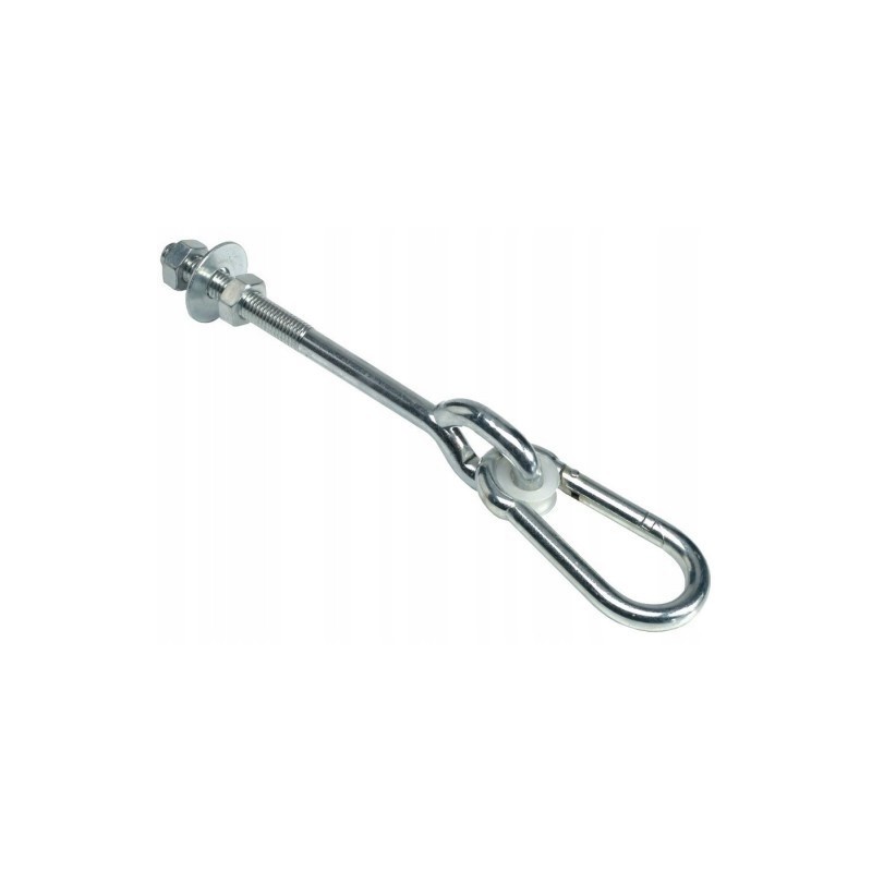 Swing hook holder with snap hook m10x190